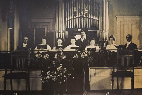 Historical photo of NFCC Church Choir